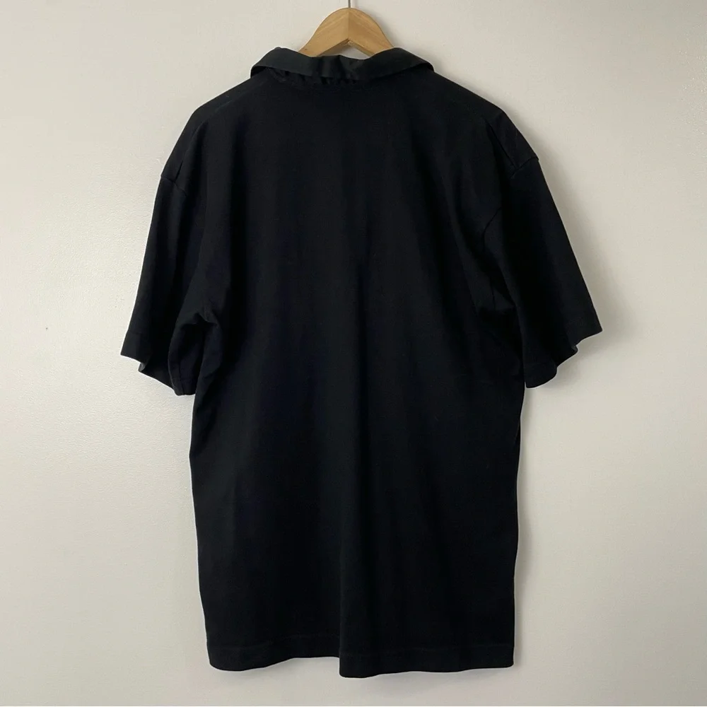 Adidas All Blacks Rugby Polo Shirt Black Size XL - Picture 7 of 9